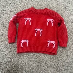 Old Navy Toddler Girls Bow Sweater